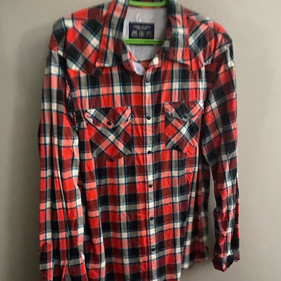 3/$15 Red plaid shirt - Picture 1 of 1